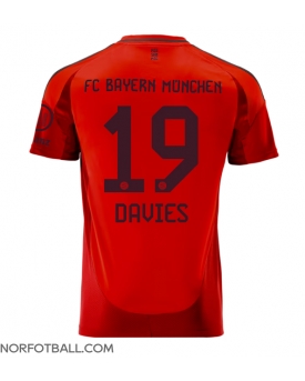 Billige Fotballdrakt Bayern Munich Alphonso Davies #19 Replika Hjemmedrakt 2024-25 Kortermet